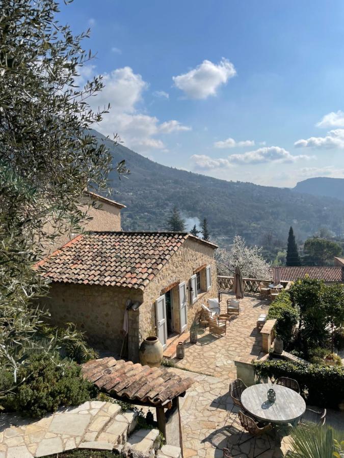 L'Escale Du Ciel Bed & Breakfast Le Bar-sur-Loup Exterior photo